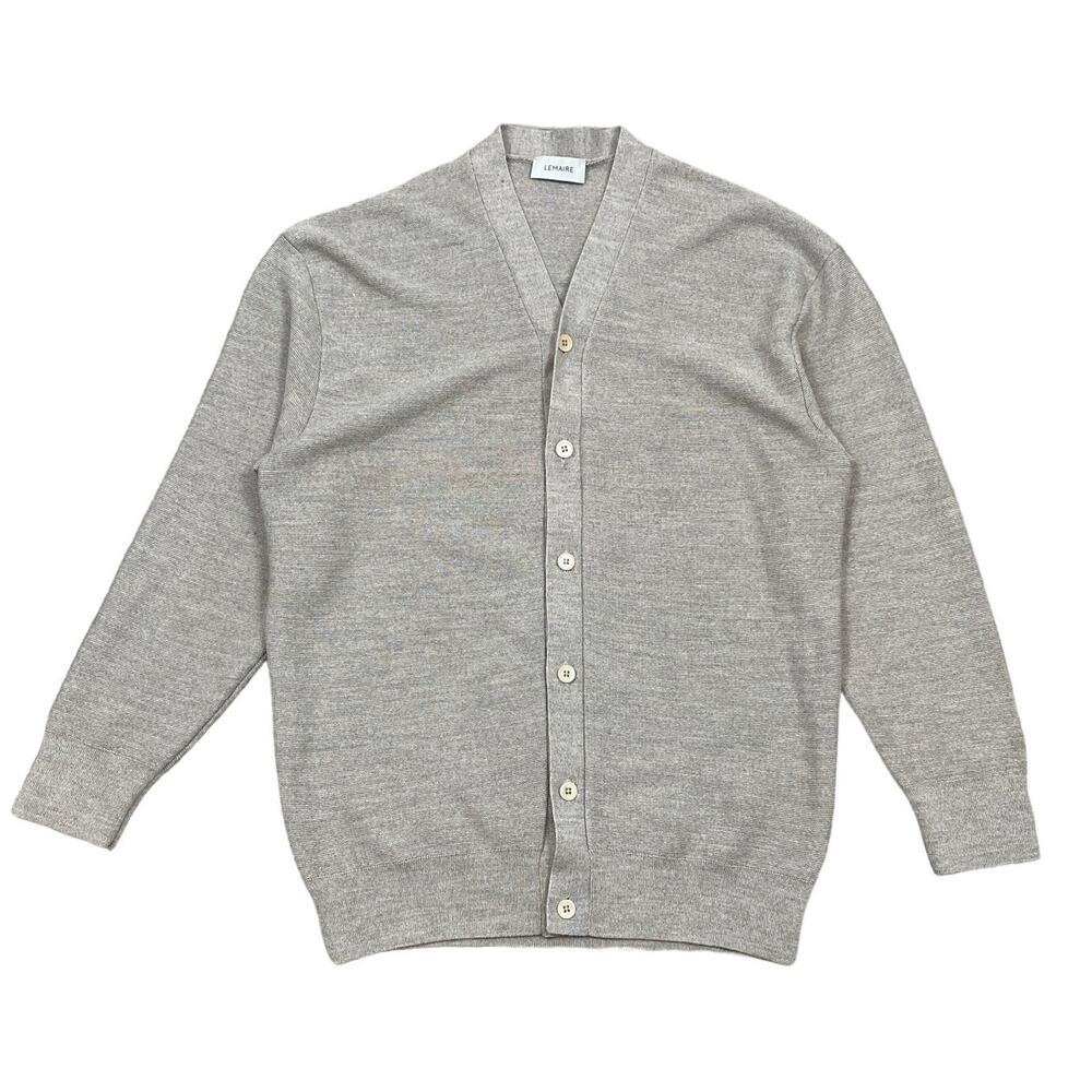 Lemaire Merino Wool Blend Cardigan Sweater Men's S